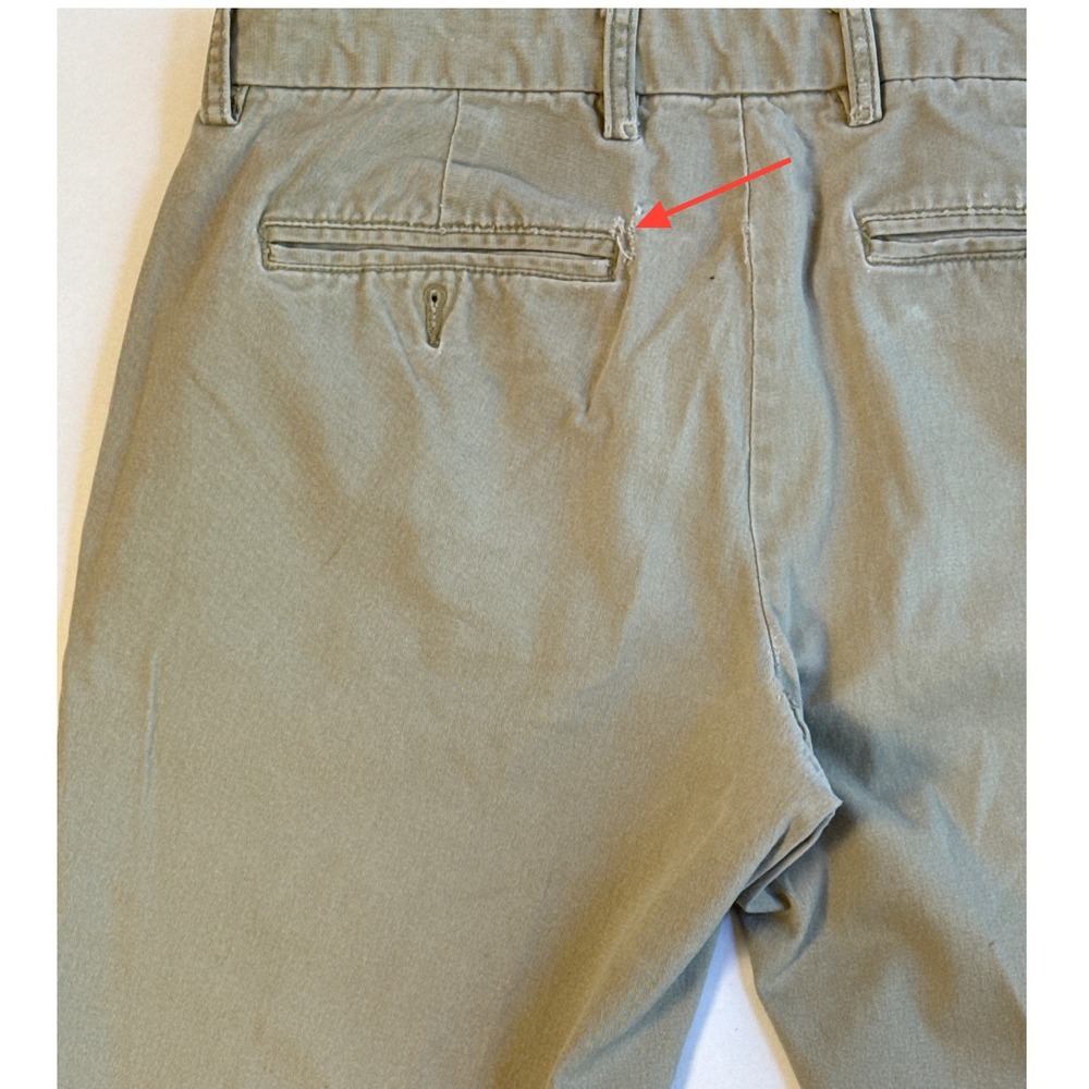 Old Navy Mens Ultimate Slim Built-In Flex Chino Pants Khaki Tan 30x30 Stretch - Picture 9 of 10